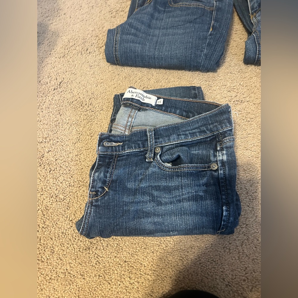 Abercrombie & Fitch Women's Blue Slim Jeans